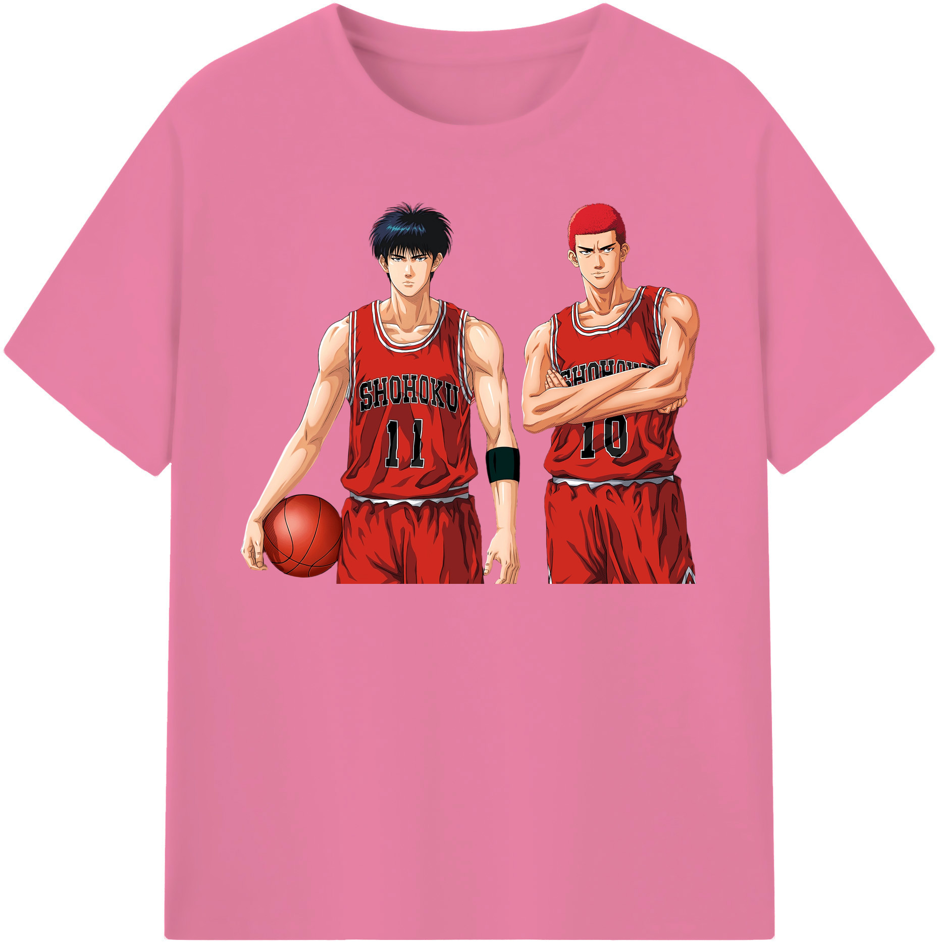 （画像用） SLAM DUNK／スラムダンク 綿100％半袖Tシャツ（フロントプリント）